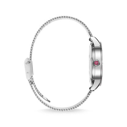 Thomas Sabo WA0383-201-203 Damen Armbanduhr Silber • Milanaise-Armband aus Edelstahl • Schlangendesign in 3D-Optik, Bild 2
