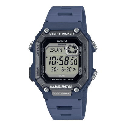Casio WS-B1000-2AVEF Herren Armbanduhr Blau • Bluetooth Schrittzähler • 10 ATM Wasserschutz, Bild 2