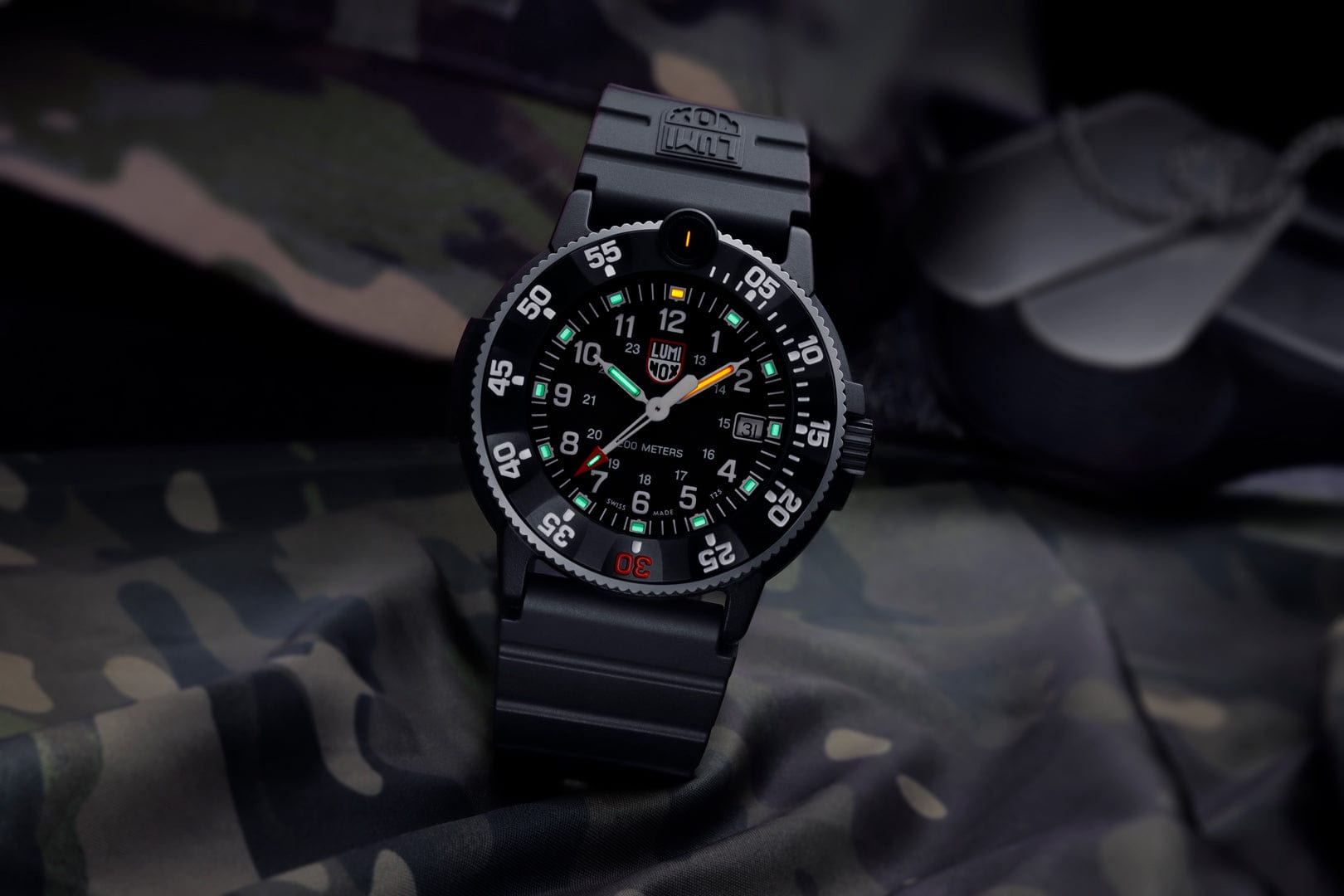 Luminox Navy SEAL Original XS.3001H Herren Armbanduhr Schwarz • Saphirglas • 200 m Wasserdicht, Bild 7