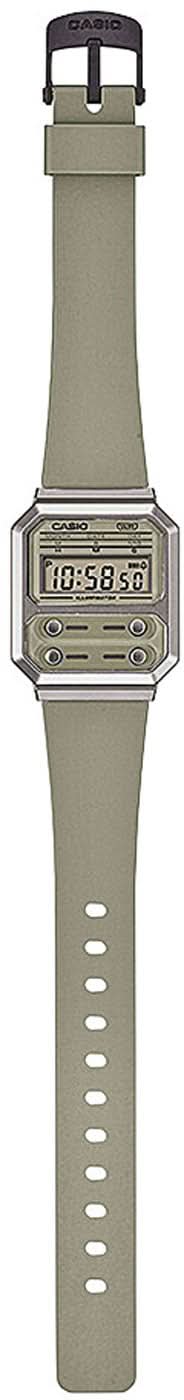 Casio Vintage-klocka med digital display och armband med stiftspänne