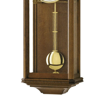 Zegar ścienny AMS Regulator R2663/1 orzech • mechanizm Westminster • chód 8-dniowy
