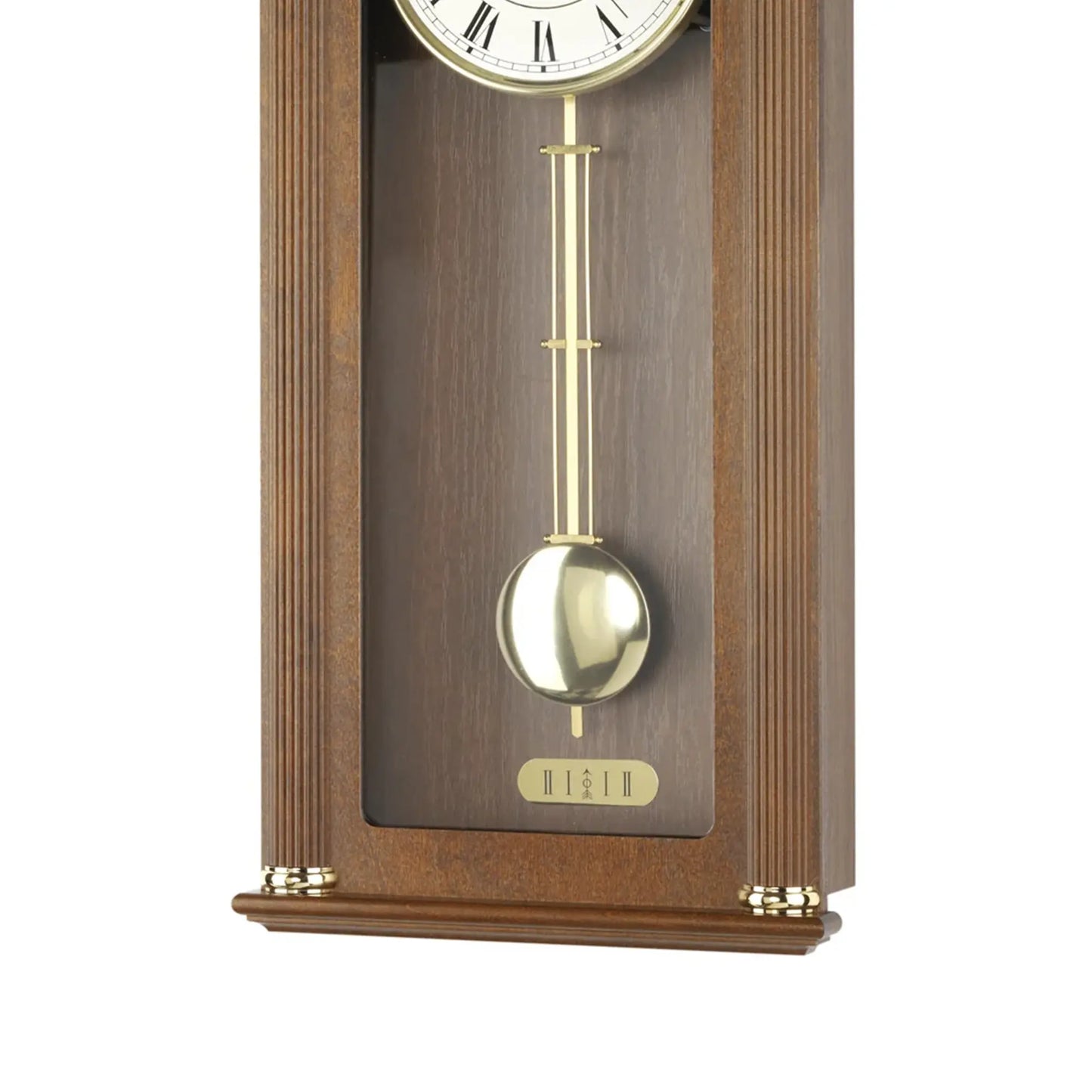 Zegar ścienny AMS Regulator R2765/1 orzech • mechanizm Westminster • chód 8-dniowy