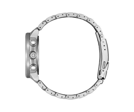 Promaster herrklocka: armband i rostfritt stål med perforerad länk och spänne