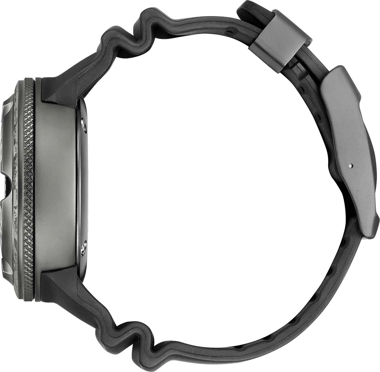 Citizen Promaster herrklocka: sidovy med svart gummiband och boett i metall