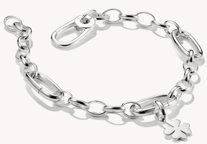 Thomas Sabo berlockarmband med silverfärgade metallänkar och hänge