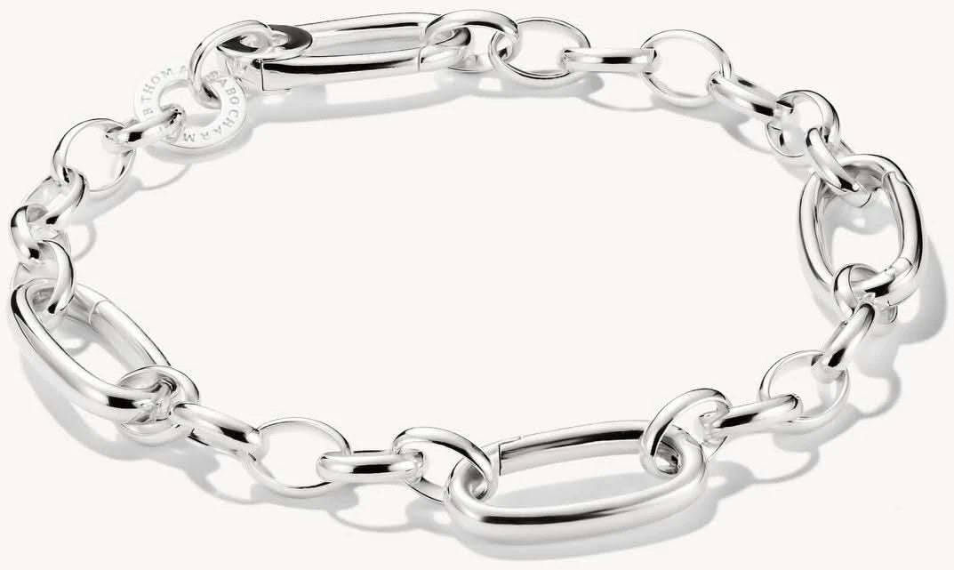 Thomas Sabo armband med länkar i silverfärgad metall och lås