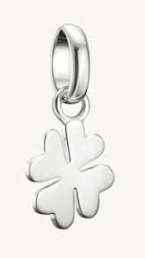 Silverklöver-charm-berlock med ögla, Thomas Sabo