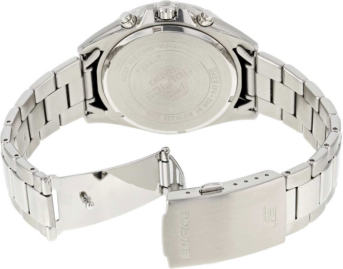 Casio Edifice herrklocka, boett med stålarmband och spänne