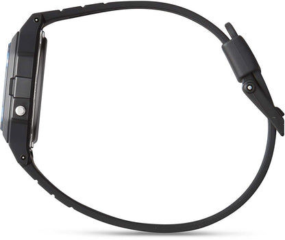 Casio klockarmband i sidovy, svart spänne och länkdelar