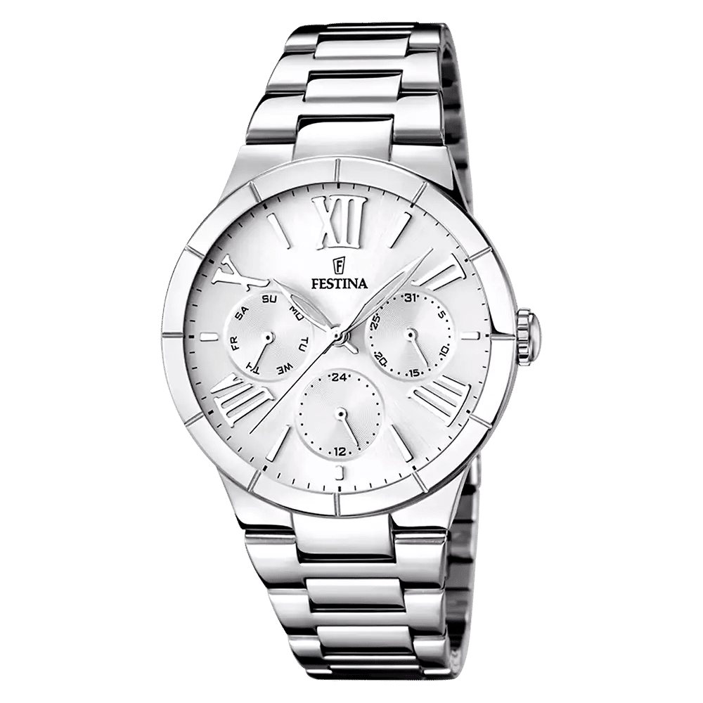 Festina Boyfriend F16716/1 Dam • Mineralglas • Multifunktion med Kalender