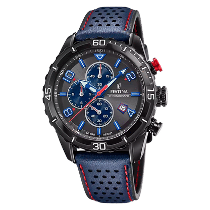 Festina Timeless Chronograph F20519/3 Herrklocka Grå • Kronograf • Vattenresistent 10 ATM