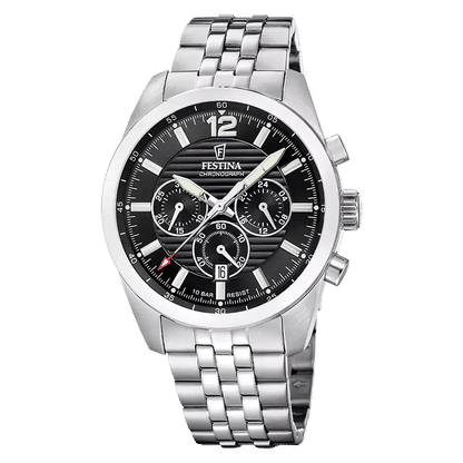 Festina Timeless Chrono F20742/3 Herr • Kronograf • Mineralglas