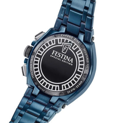 Klockbaksida med FESTINA Special Edition och 20 bars vattenskydd