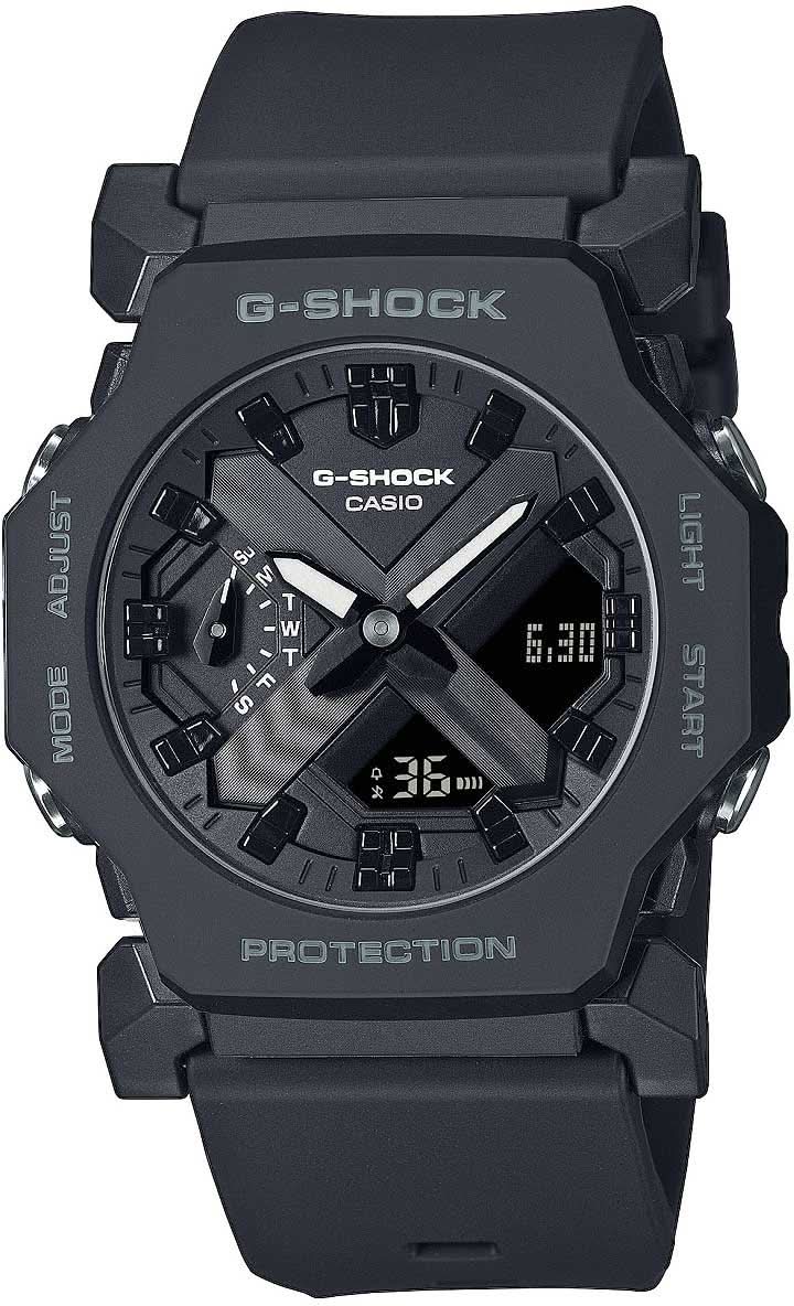 Casio G-Shock herrklocka med svart urtavla och gummiband