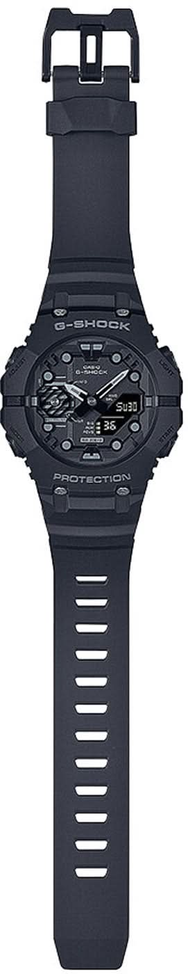 G-SHOCK herrklocka, frontvy med svart armband och stiftspänne