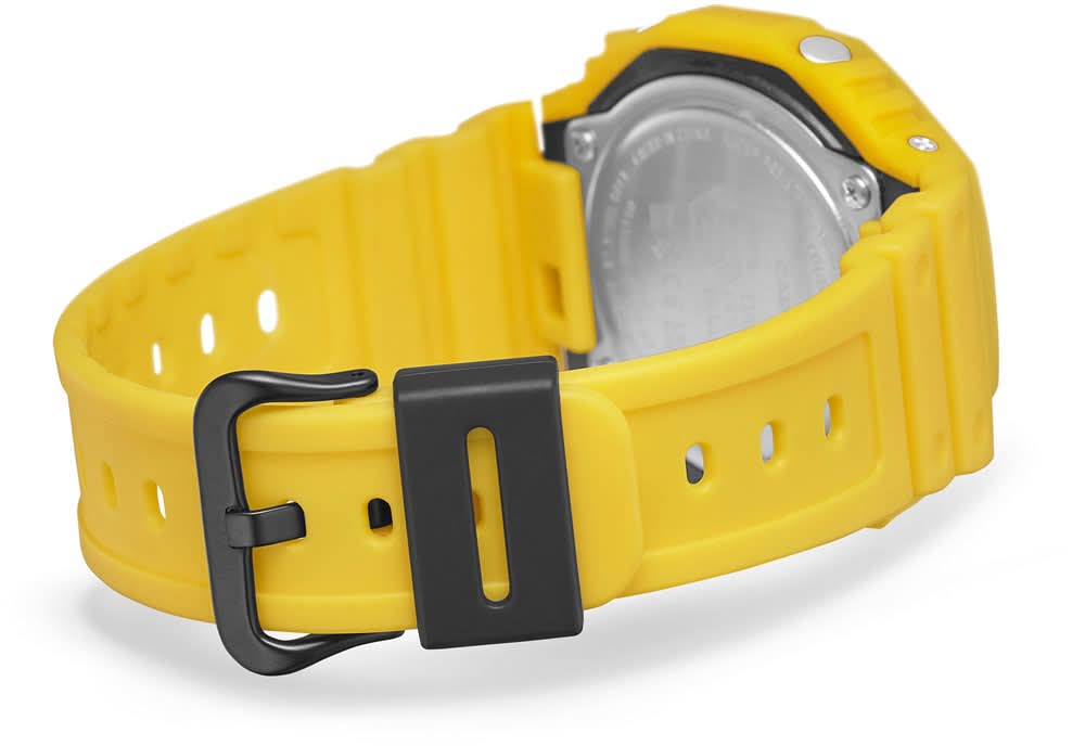 Casio G-Shock armband med gult band och svart spänne