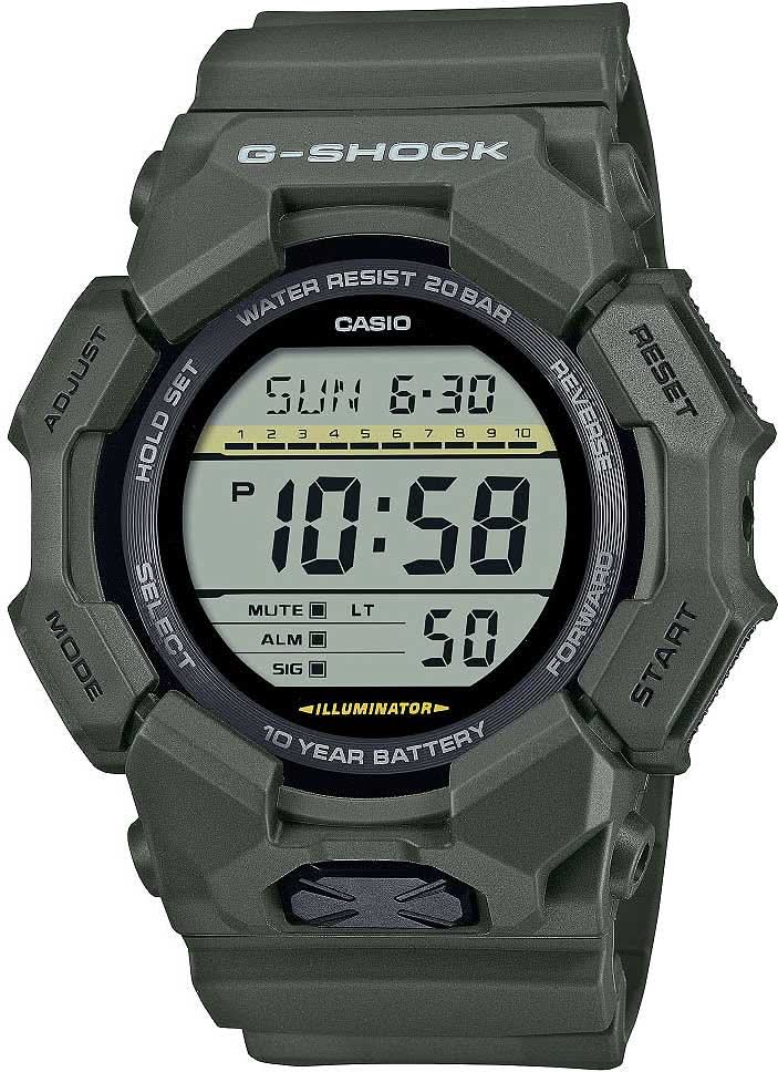 Casio G-Shock digital herrklocka, grönsvart plastarmband