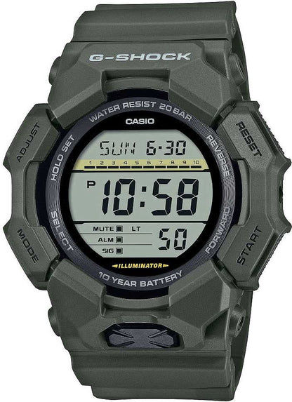 Casio G-Shock digital herrklocka, grönsvart plastarmband
