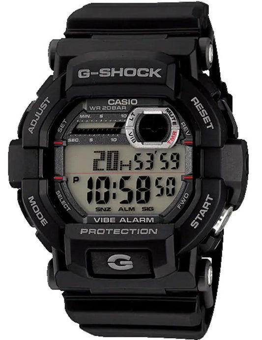 Casio G-Shock herrklocka med digital display, svart boett och armband