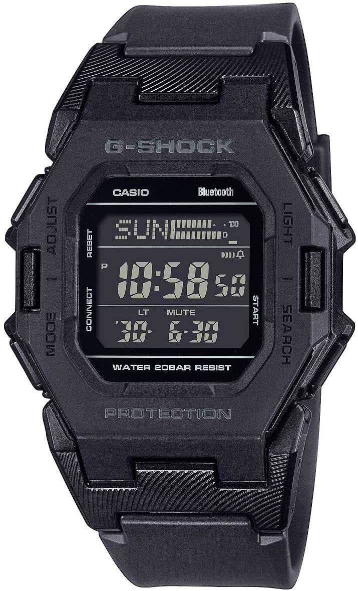 G-Shock herrklocka GD-B500-1ER med Bluetooth, digital display och svart boett