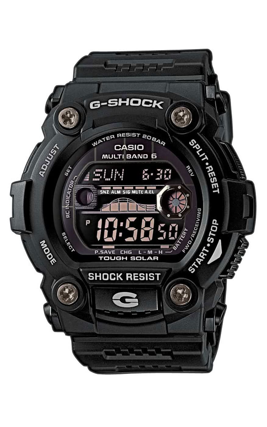 G-Shock-klocka för herrar med svart boett och digital display