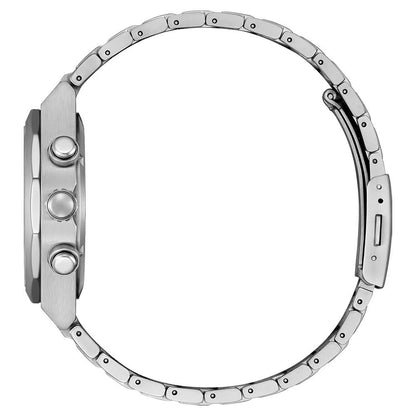 Citizen herrklocka: bakvy med metallarmband och skruvade länkar