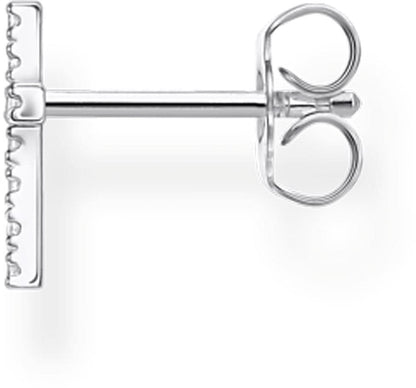 Korsörhängen med stift i sterlingsilver och cubic zirconia-detaljer