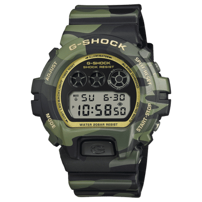Casio G-Shock DW-6900CMG-3ER Herren Armbanduhr • Einzigartiges Camouflage-Design • Stoßfest & 20 bar wasserdicht