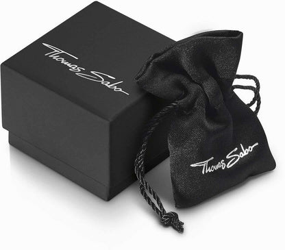 Smyckeskrin med sammetspåse för halsband, Thomas Sabo