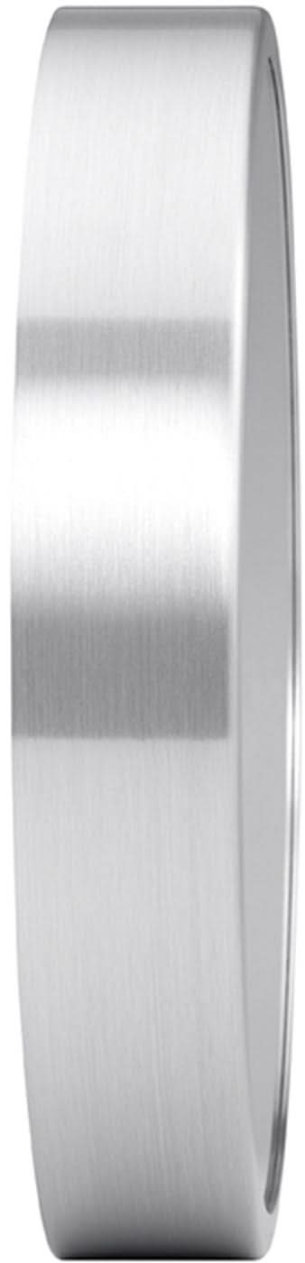 Aluminiumklockfodral, sidovy med borstad yta och smal kant