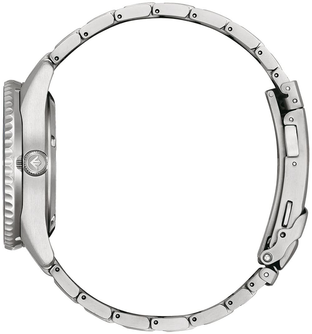 Dykarklocka med metallänk och räfflad ring