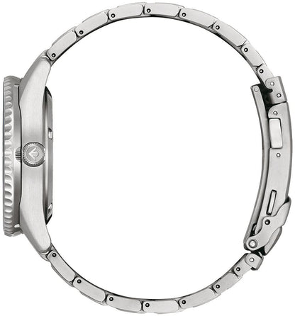Dykarklocka med metallänk och räfflad ring
