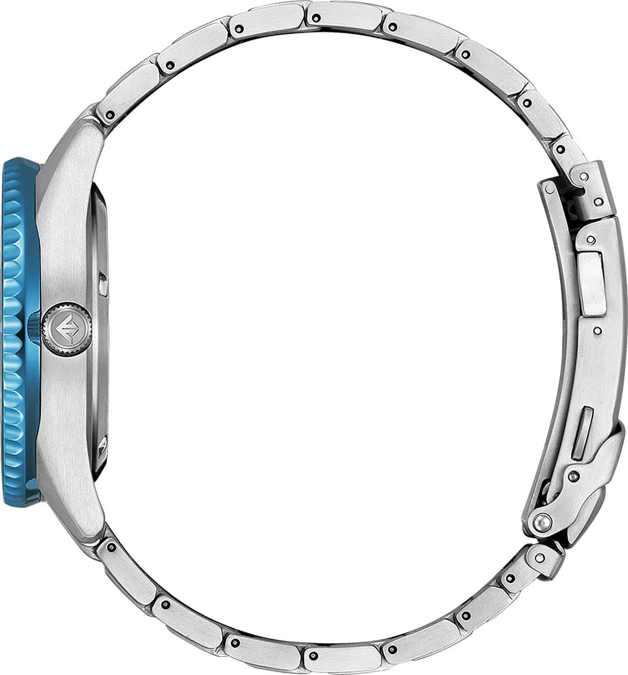 Citizen Promaster Marine herrur med armband i rostfritt stål, sidoprofil och blå accent