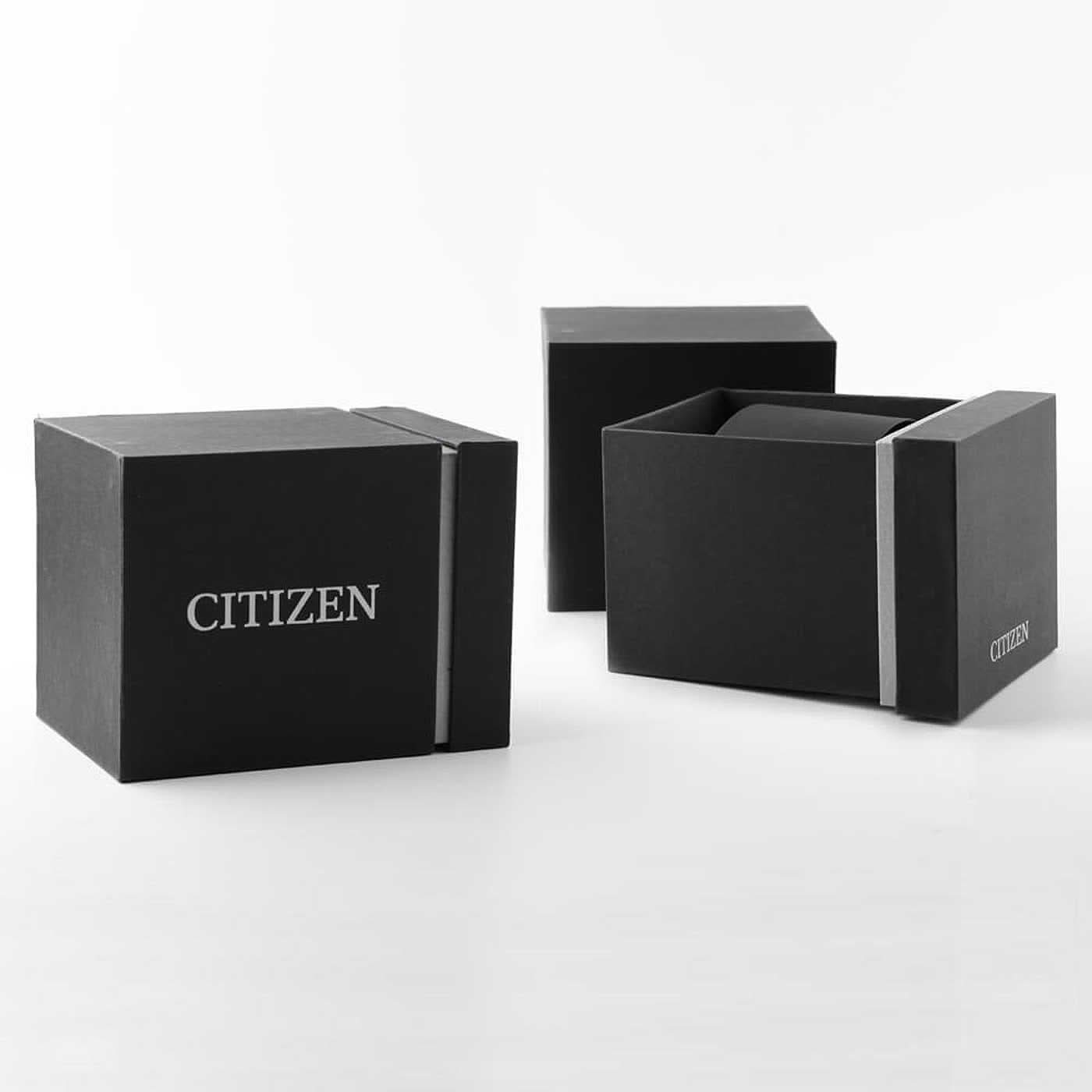 Citizen klockbox-set i svart kartong
