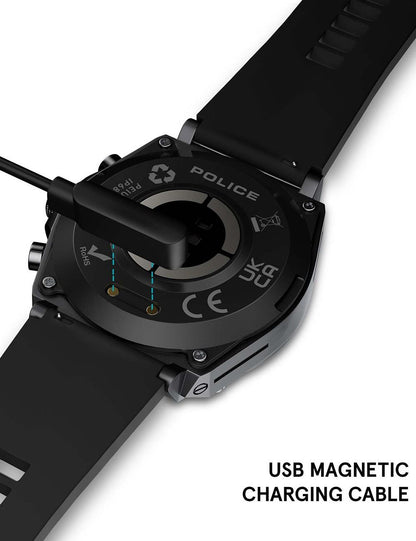 Police My Avatar PEIUN0000102 Herrenuhr Schwarz • Smartwatch • IP68 Wasserschutz, Bild 3