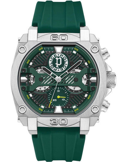 Police Norwood PEWGQ0040002 Herrenuhr Grün • Mineralglas • Quarzwerk