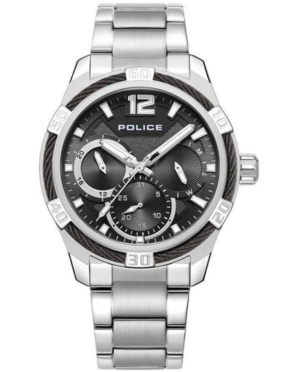 Police Chokery PEWJK0005306 Herrenuhr Schwarz • Mineralglas • Datum & Wochentag