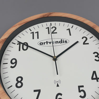 Artvendis 5576B väggklocka modern radiostyrd väggklocka