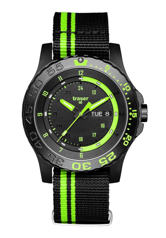 Traser Green Spirit Herrenuhr • Trigalight-Beleuchtung • Sportlicher Stil
