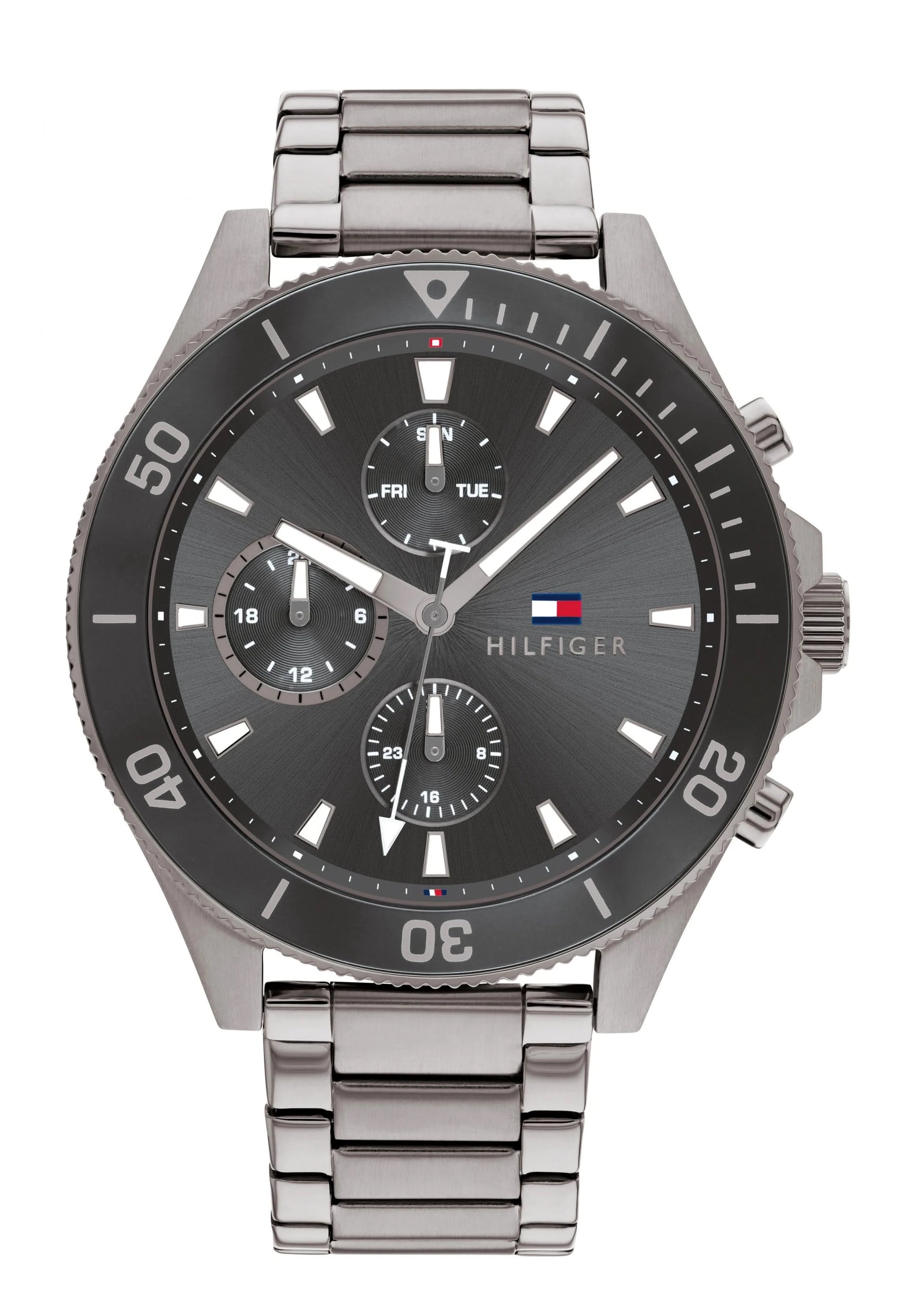 Tommy Hilfiger Larson Herren Armbanduhr Anthrazit • Quarzwerk • Klassisches Design