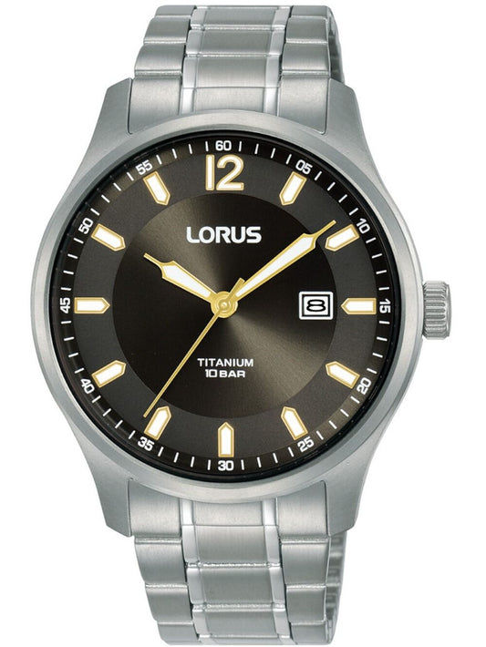 Lorus Classic RH999QX9 Herren Armbanduhr • Titan-Gehäuse und -Armband • Datumsanzeige