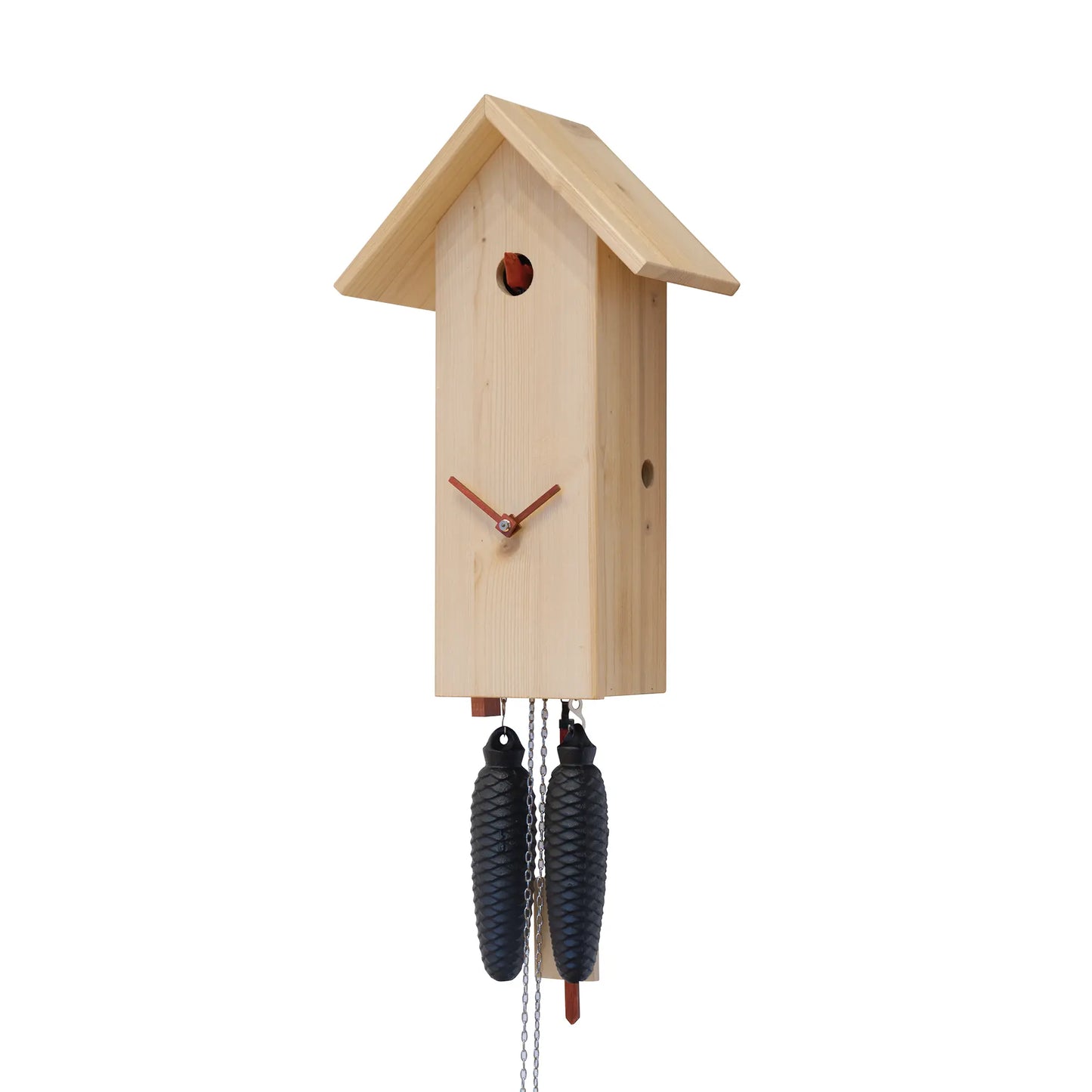 Rombach & Haas Classic SLM3-11 Väggklocka Naturträ • Mekaniskt 8-dagarsverk • Äkta Schwarzwälder Gökur