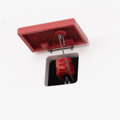 Rombach & Haas KUBUS CU34H-1/2 Väggur Vit • Mekaniskt 8-dagarsverk • Original Schwarzwälder gökur