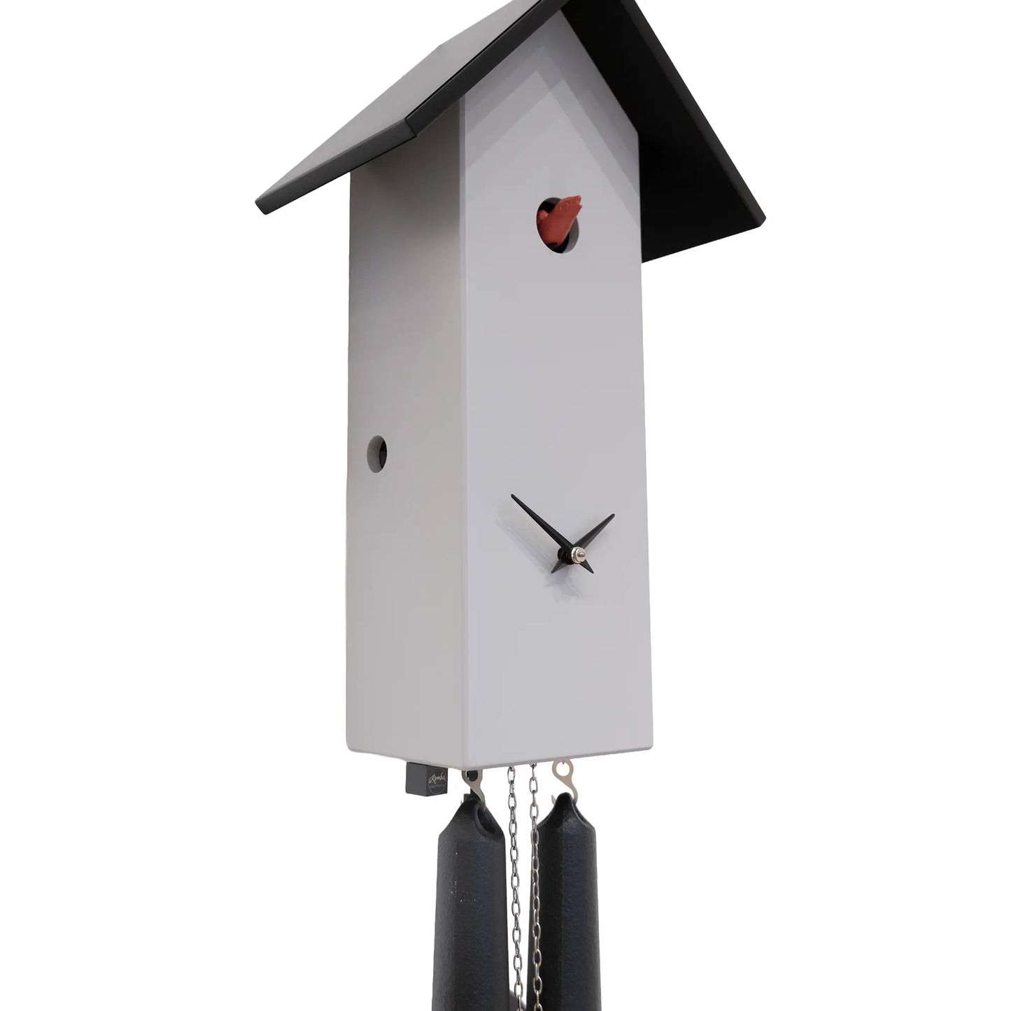 Rombach & Haas Classic SL35-9 Väggklocka Grå • Mekaniskt 8-dagarsverk • Original Schwarzwälder Gökur