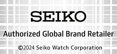 SEIKO Band: Auktoriserad global varumärkesåterförsäljare, ©2024 Seiko Watch Corporation