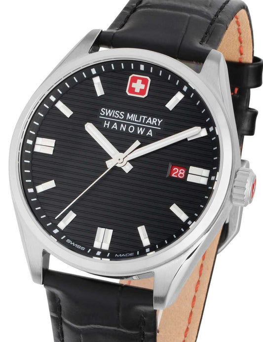 Swiss Military Hanowa Roadrunner SMWGB2200104 Herrenuhr Schwarz • Quarzwerk • Edelstahlgehäuse
