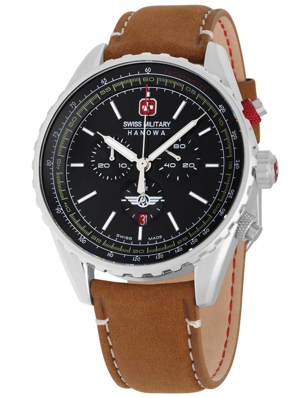 Swiss Military Hanowa Afterburn SMWGC0000301 Herrenuhr Schwarz • Chronograph • 10 ATM Wasserdicht, Bild 2