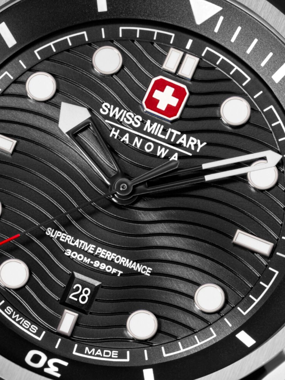 Swiss Military Hanowa Breakwater SMWGH0006404 Herrenuhr Schwarz • 30 ATM Wasserdicht • Quarzwerk, Bild 3