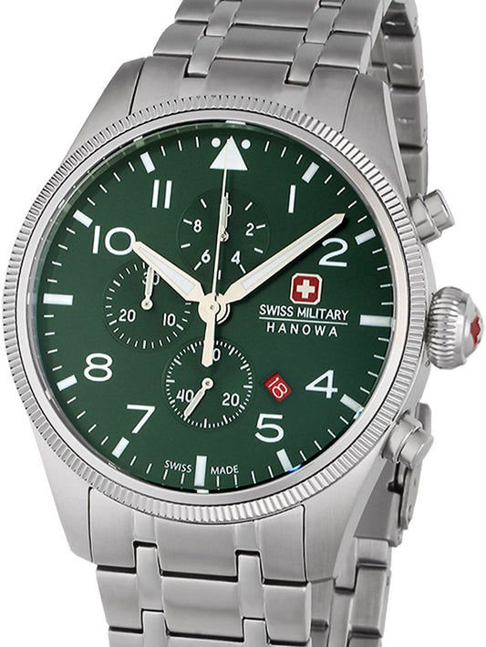 Swiss Military Hanowa Thunderbolt SMWGI0000404 Herren Chronograph Armbanduhr • Quarz-Chronograph • 10 ATM Wasserdicht
