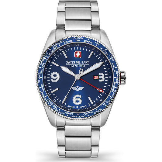 Swiss Military Hanowa Land City Hawk SMWGH2100905 Herren • Schweizer Quarzwerk • Robustes Edelstahlgehäuse